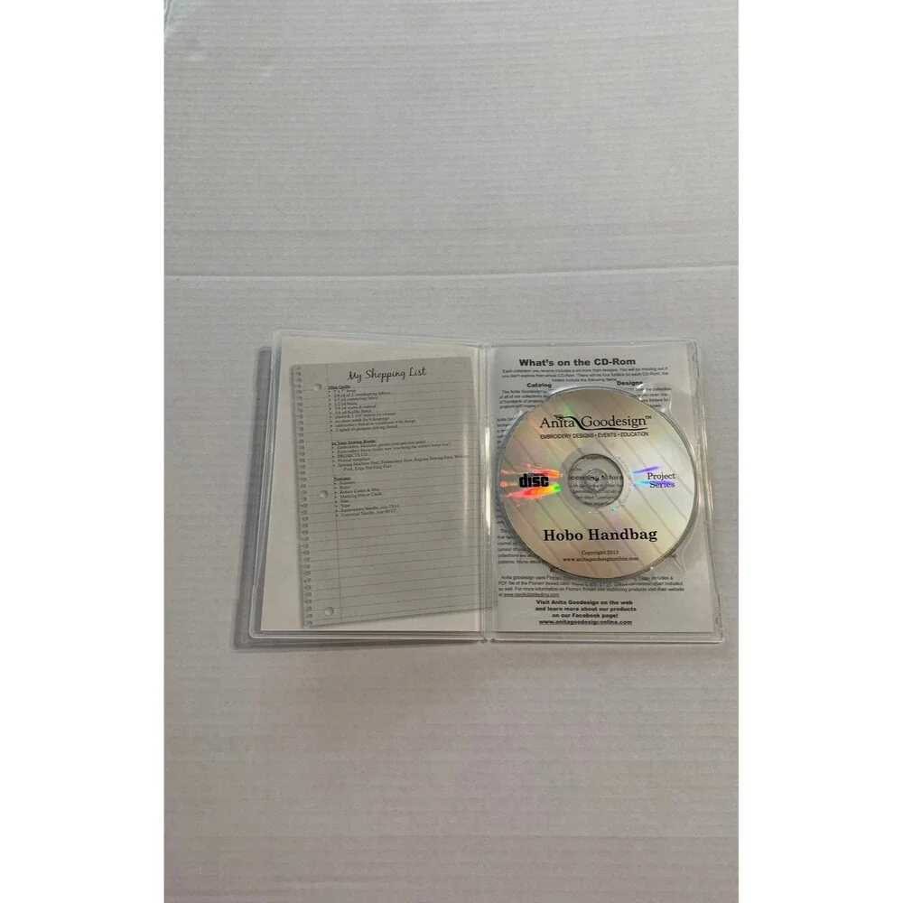 Anita Goodesign Projects Hobo Handbag CD